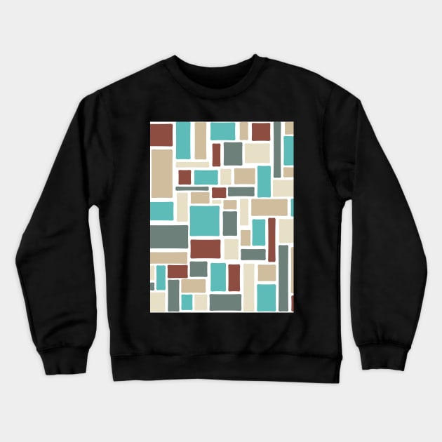 Brown bricks Crewneck Sweatshirt by Rajita-Khushi